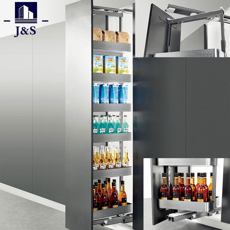 Je Soft Close Revolving Tall Unit Výsuvný organizér do spíže ideálním řešením pro optimalizaci skladování v kuchyni?