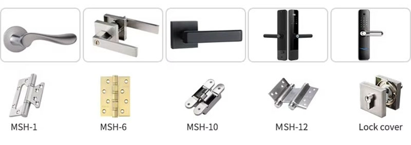 Aluminum metal safety door